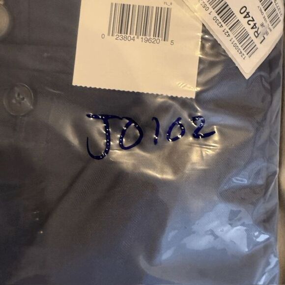 NWT Kenneth Cole Reaction Navy Blue Dress Pants Pleated Trousers Size 42x30 - Picture 12 of 12